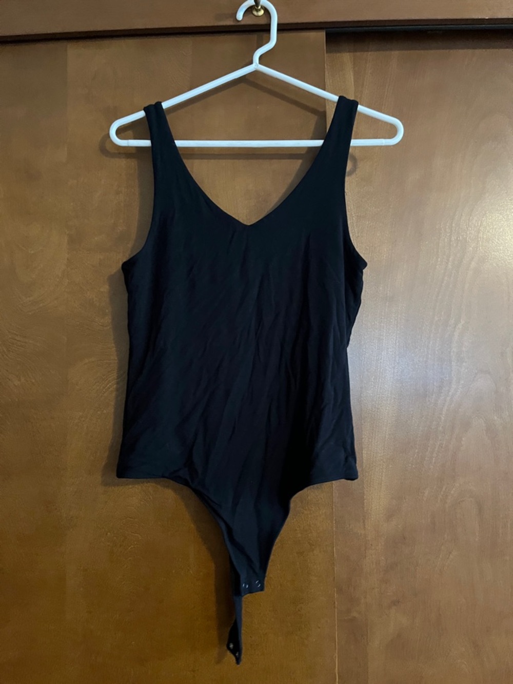 Z Supply Black V-Neck Tank Bodysuit